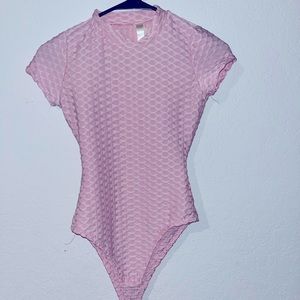 Pink bodysuit